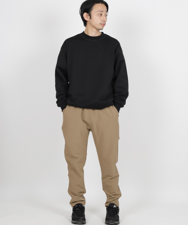 halfTen】FIELD TAPERED EASY PANTS - DWR ELASTIC DOUBLE CLOTH 