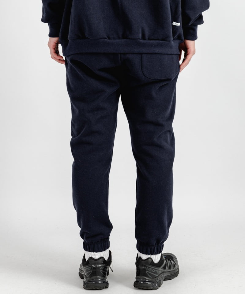 WAIR】OFFLINE EASY RIB PANTS RELAX TAPERED COTTON SWEAT | メンズ