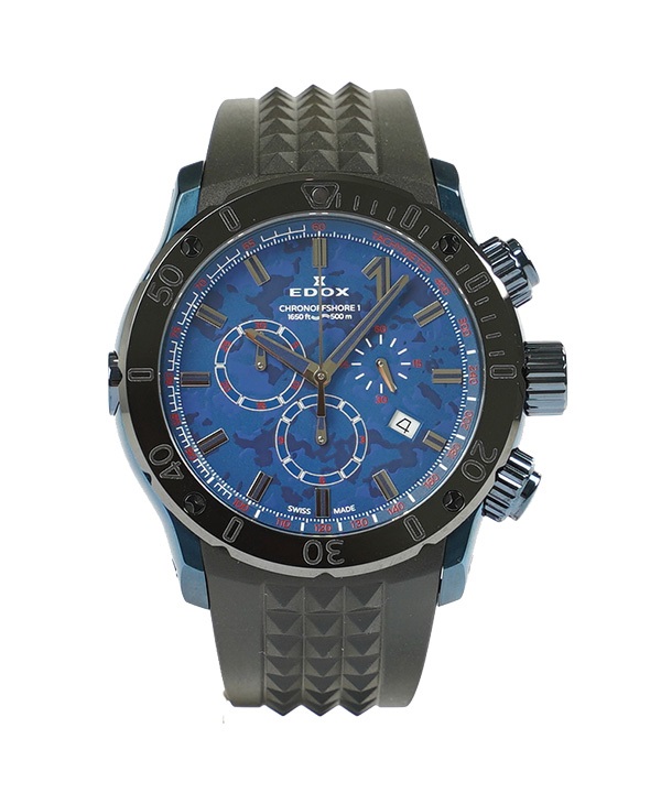EDOX エドックス クロノオフショア1 クロノグラフ スペシャルエディション 腕時計 電池式 10221-37BU5-BUM5 メンズ