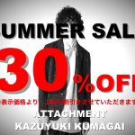 ATTACHMENT 6/29〜 SUMMER SALE START‼︎