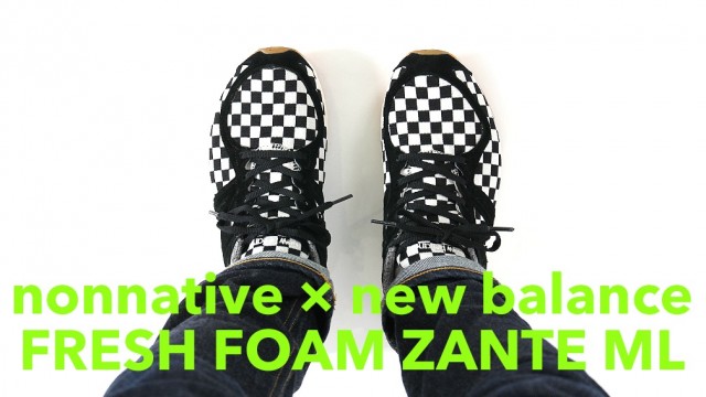 nonnative x new balance fresh foam zante ml
