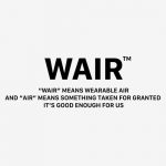 WAIR (ウエア) ESSENCE各店とオンラインストアで2021AWより取り扱いスタート！