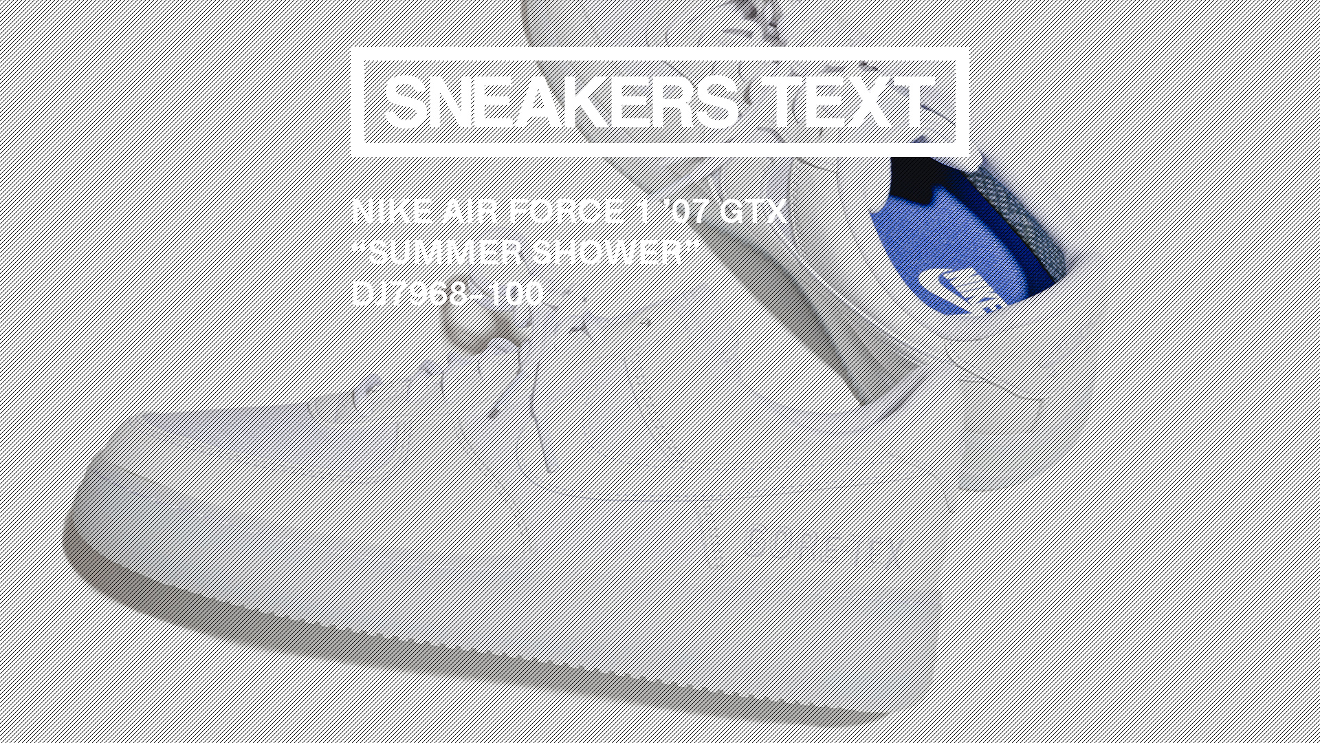 SNEAKERS TEXT] NIKE AIR FORCE 1 GTX 